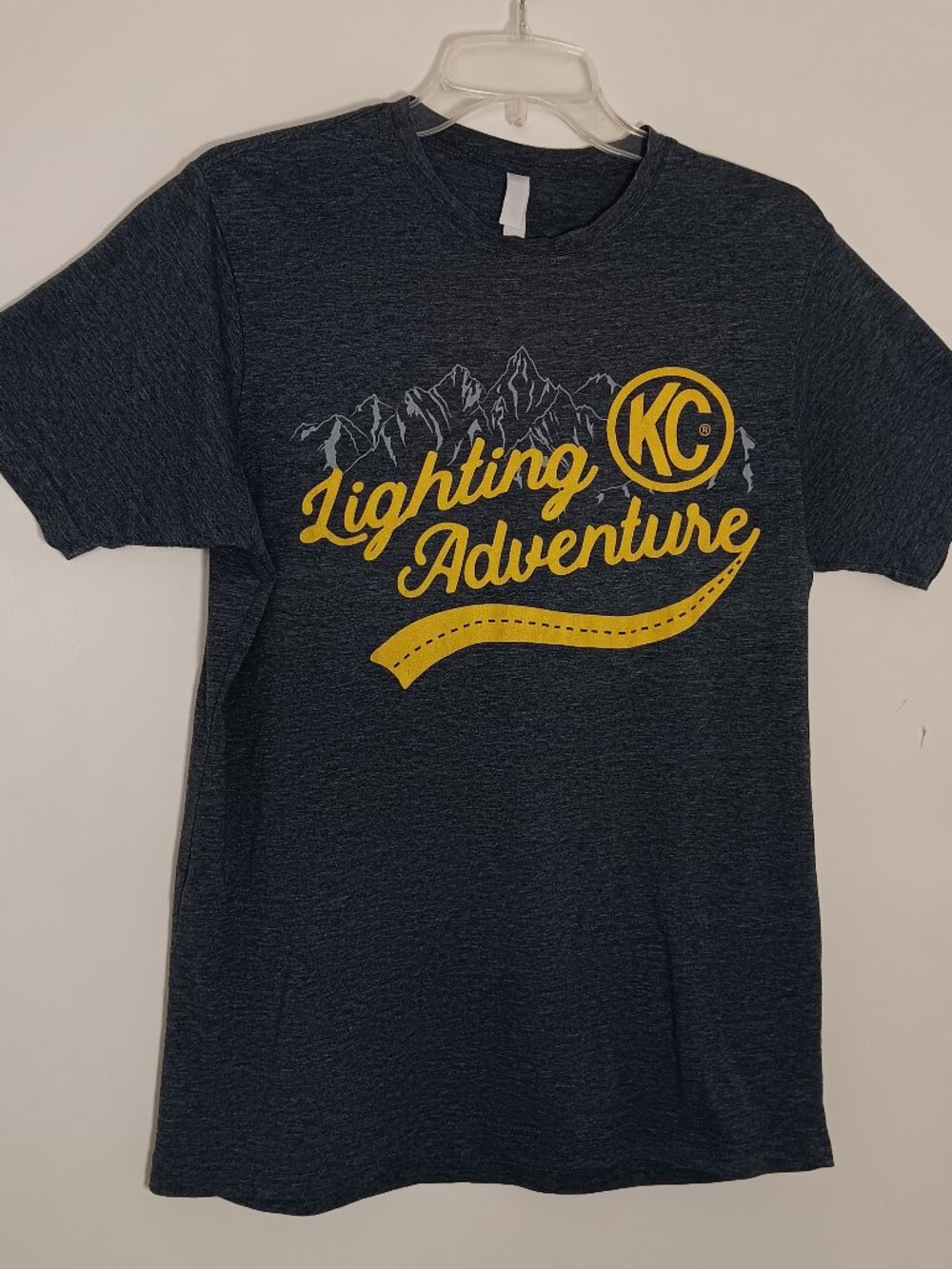 KC Hilities lighting adventure Tshirt mens large off-road 4x4 graphic tee gray